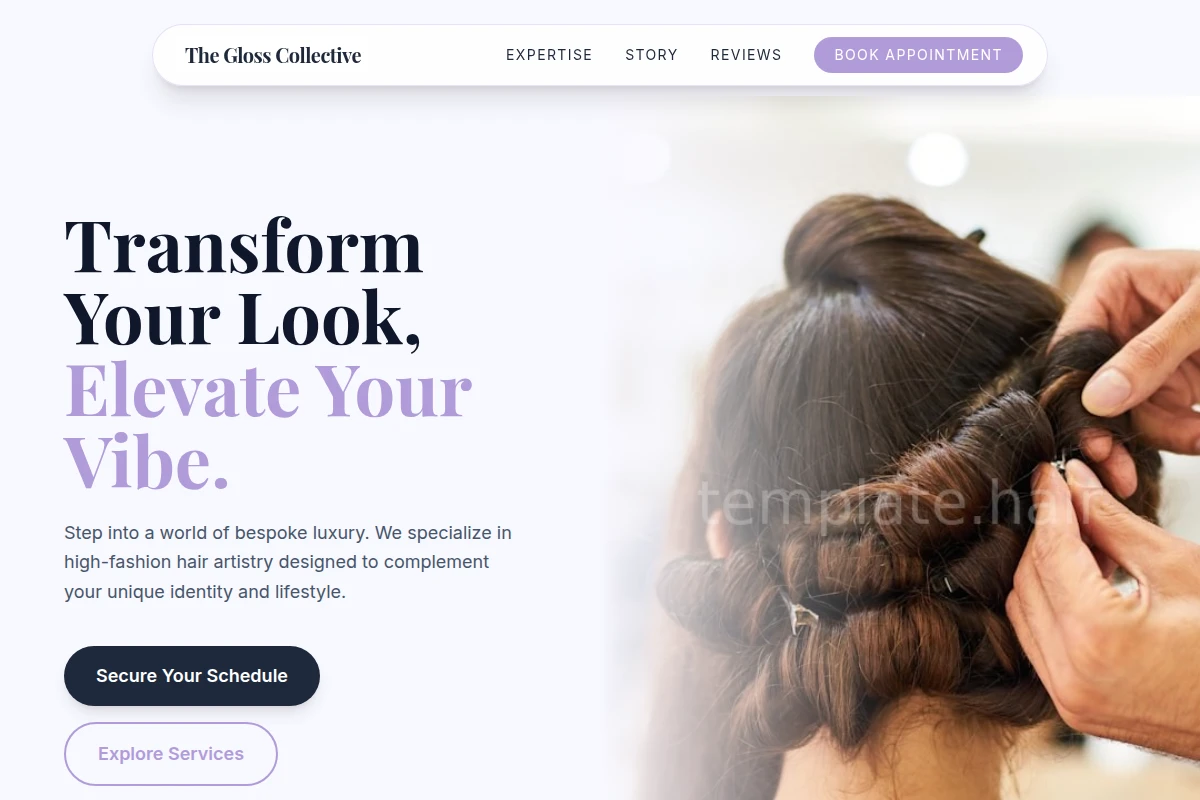 Glam Hair Styling