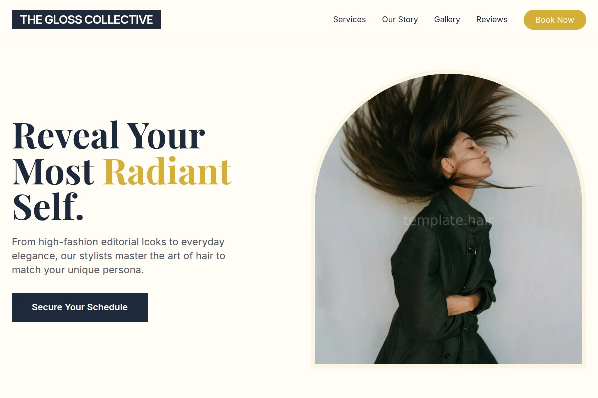 Glam Hair Styling