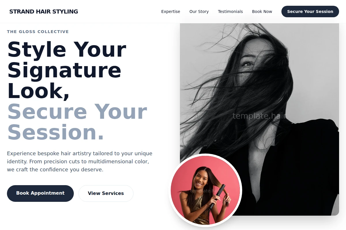 Strand Hair Styling