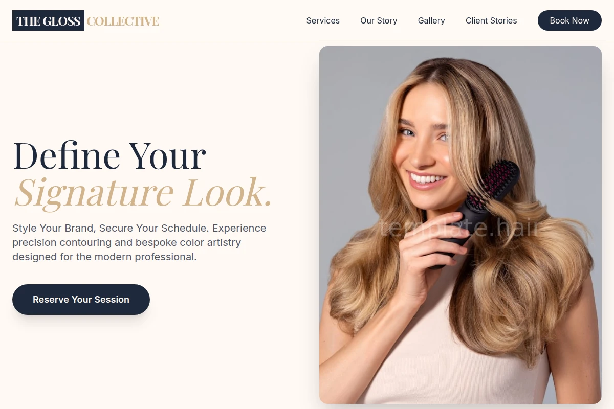 Contour Hair Styling
