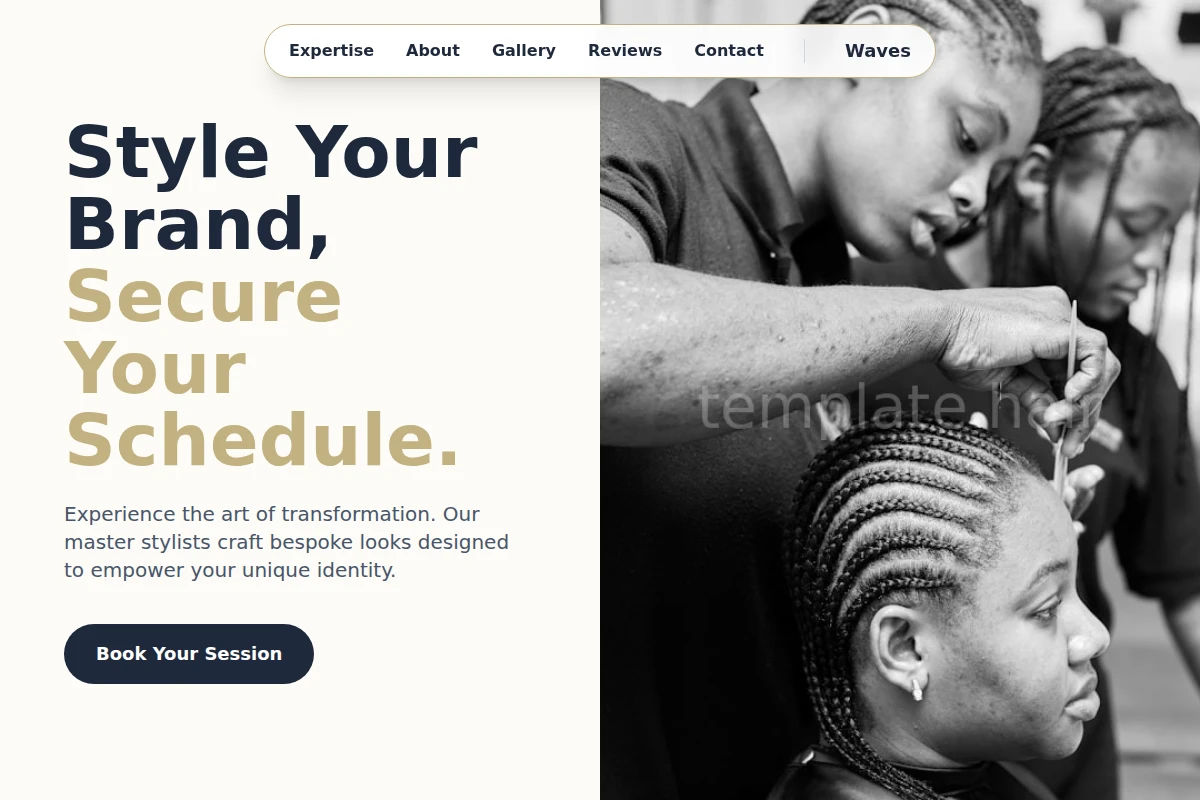 Waves Hair Styling