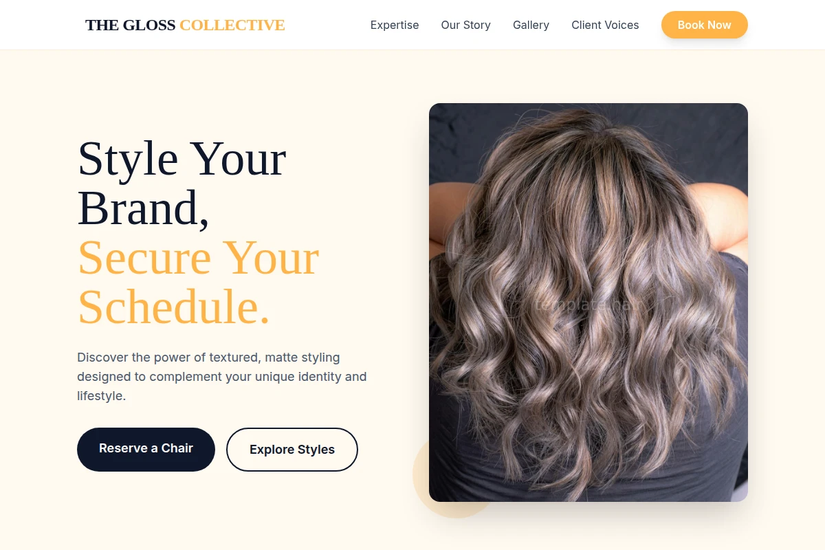 Matte Hair Styling