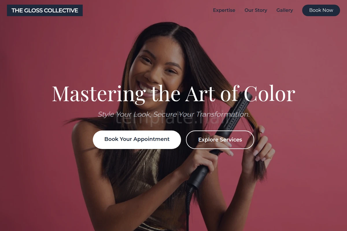 Dye Hair Styling