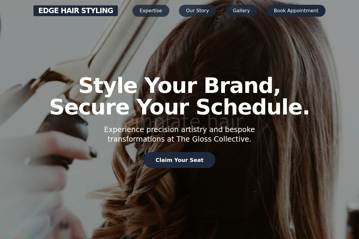 Edge Hair Styling