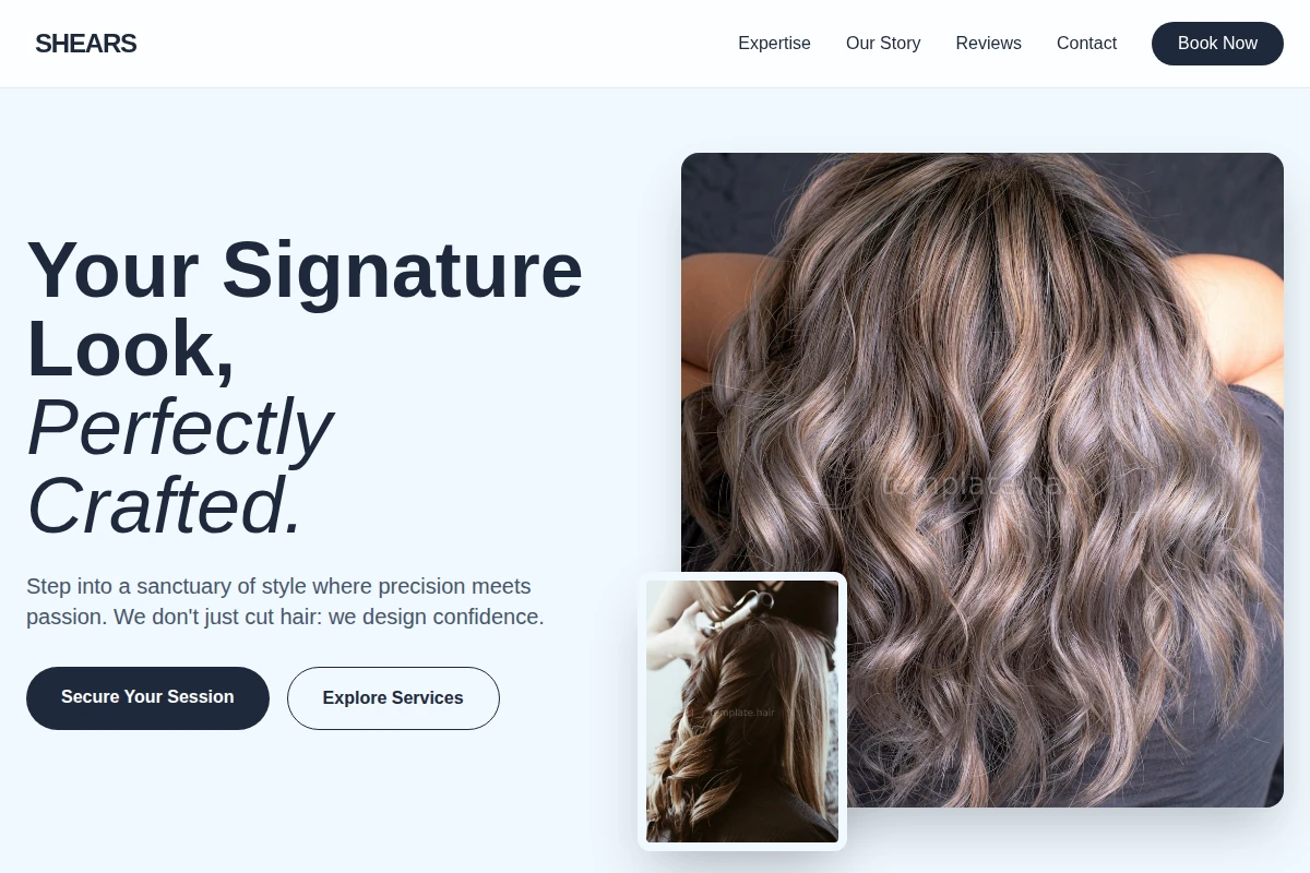 Shears Hair Styling