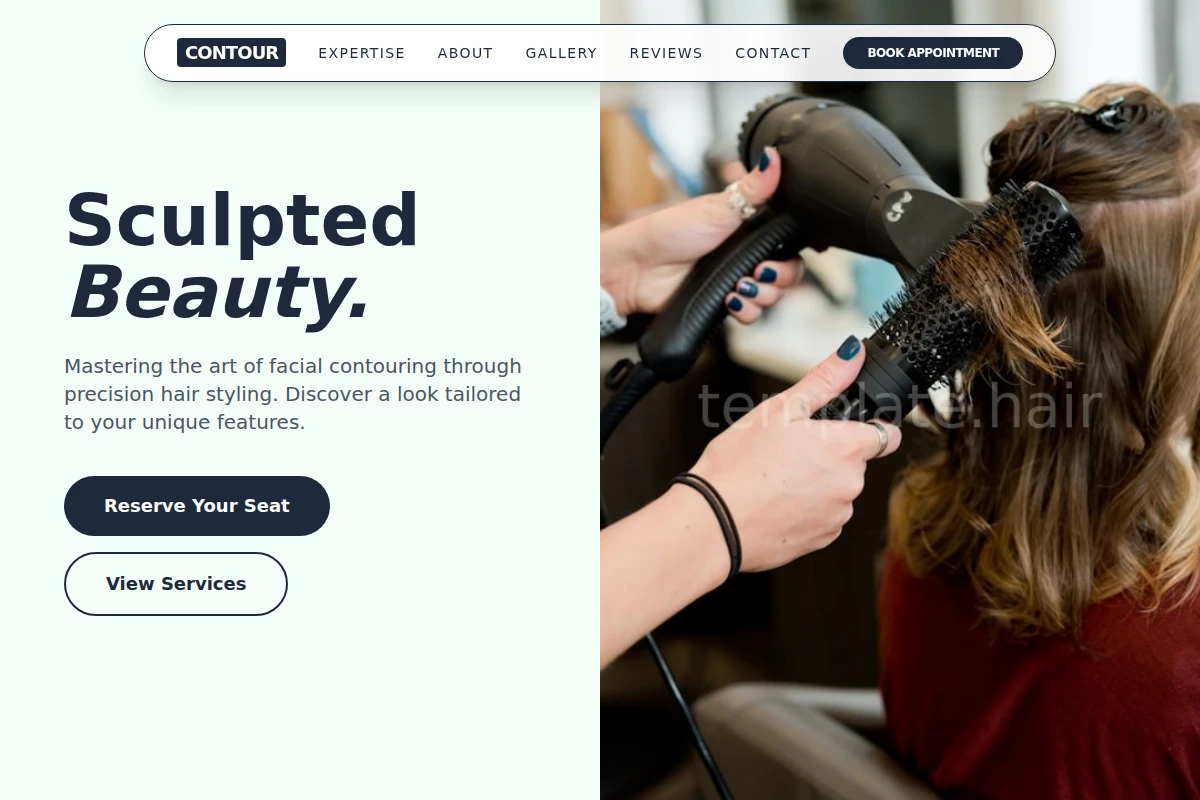 Contour Hair Styling